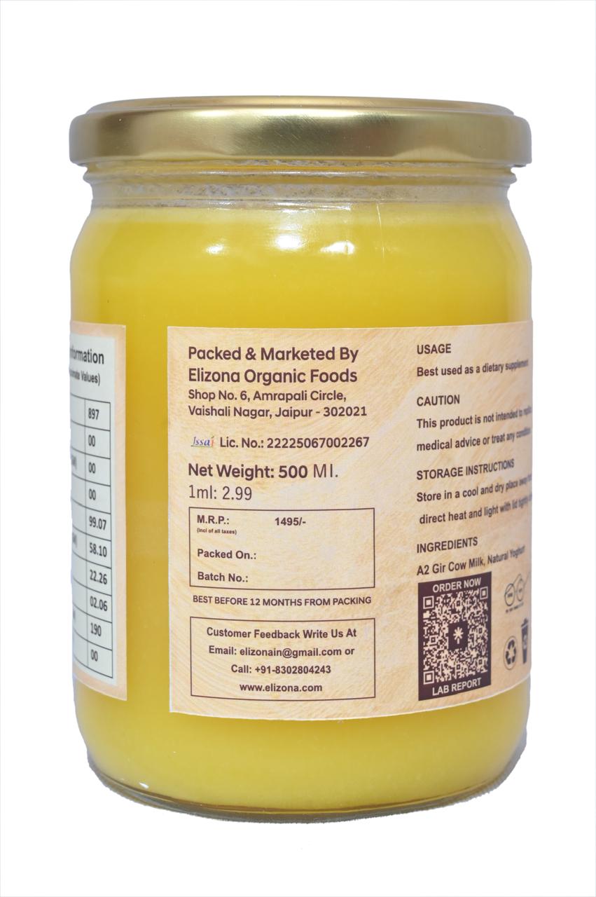 A2 Gir Cow Ghee 1ltr